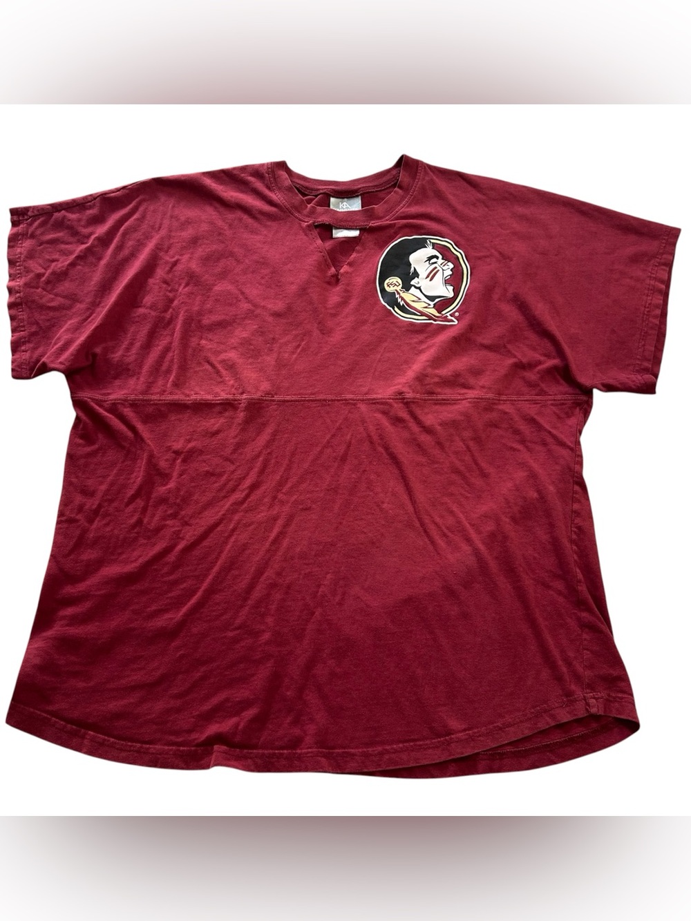 Florida State Seminoles Women’s L Shirt Knights Apparel FSU Jersey Style V-Notch